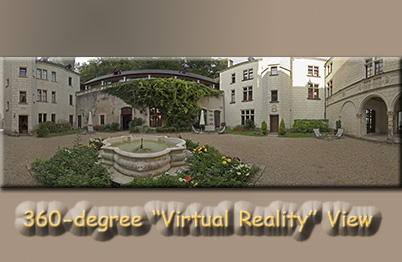 360-degree view of the Chteau Chissay Courtyard (David's France Gallery)