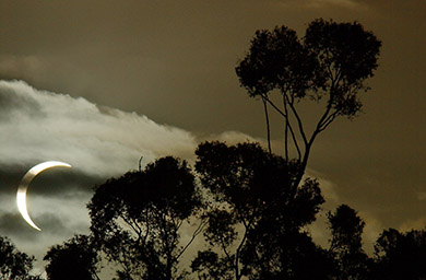 Australian solar eclipse at its Adelaide maximum (Sky & Space Gallery)