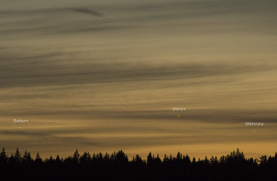 Conjunction on June 25th, 2005 (Sky & Space Gallery)