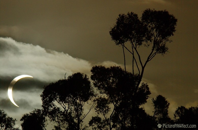 Australian solar eclipse at its Adelaide maximum (Sky & Space Gallery)