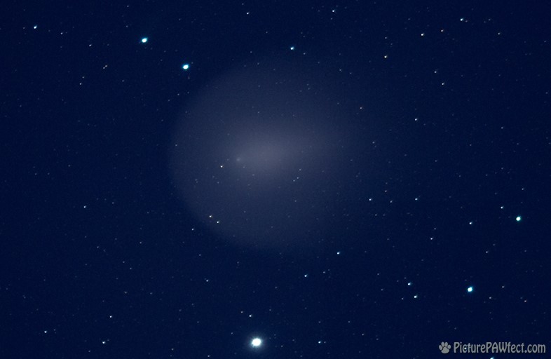 Comet Holmes 4 weeks after exploding (11/22) (Sky & Space Gallery)