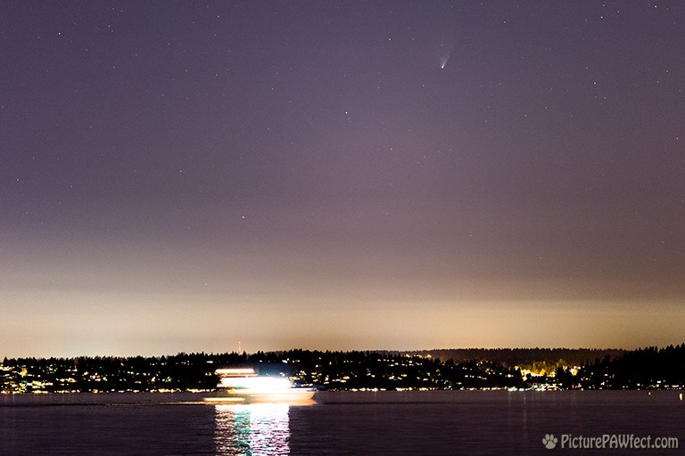 Comet PanSTARRS from Kirkland (105mm) (Sky & Space Gallery)