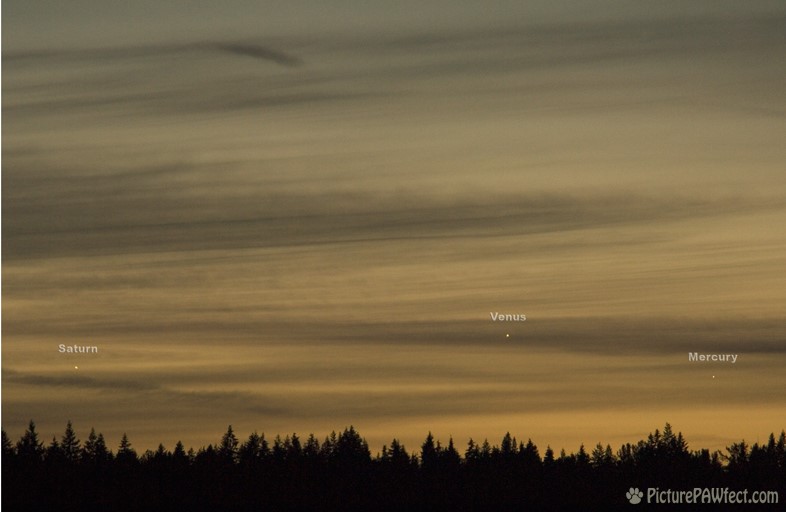 Conjunction on June 25th, 2005 (Sky & Space Gallery)